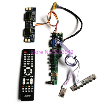 For LM201WE3(TL)(K1)/(TL)(K3)/(TL)(L2) 4CCFL signal analog LVDS 30-Pin USB+HDMI+VGA+AV 1680*1050 TV Remote LCD control board kit
For LM201WE3(TL)(K1)/(TL)(K3)/(TL)(L2) 4CCFL signal analog LVDS 30-Pin USB+HDMI+VGA+AV 1680*1050 TV Remote LCD control board kit