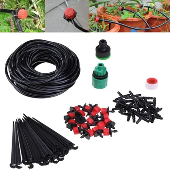 10m 25m Automatic Garden Watering System Kits Adjustable Drippers DIY Micro Drip Irrigation System Plant Watering Tools
10m 25m Automatic Garden Watering System Kits Adjustable Drippers DIY Micro Drip Irrigation System Plant Watering Tools