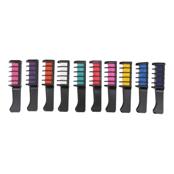 10 Colors Hair Chalk Comb Hair Dye Temporary Hair Color Stick Non-toxic Salon DIY Hair Dyeing Tool
10 Colors Hair Chalk Comb Hair Dye Temporary Hair Color Stick Non-toxic Salon DIY Hair Dyeing Tool