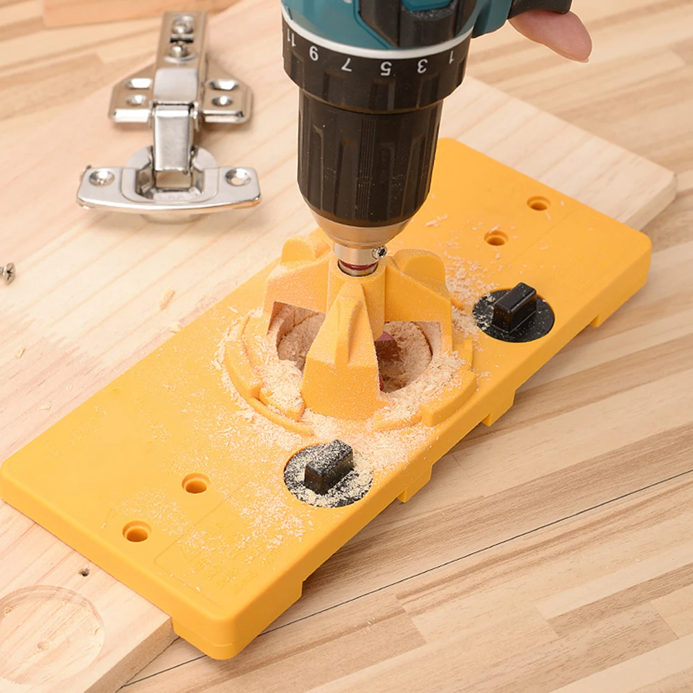 9Pcs 35mm Plastic Hinge Hole Locator Jig Drilling Guide DIY Carpenter Woodworking Tools Set
9Pcs 35mm Plastic Hinge Hole Locator Jig Drilling Guide DIY Carpenter Woodworking Tools Set