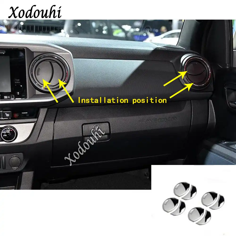 Car Sticker Styling Inner Shift Knob Control Top Lamp Frame