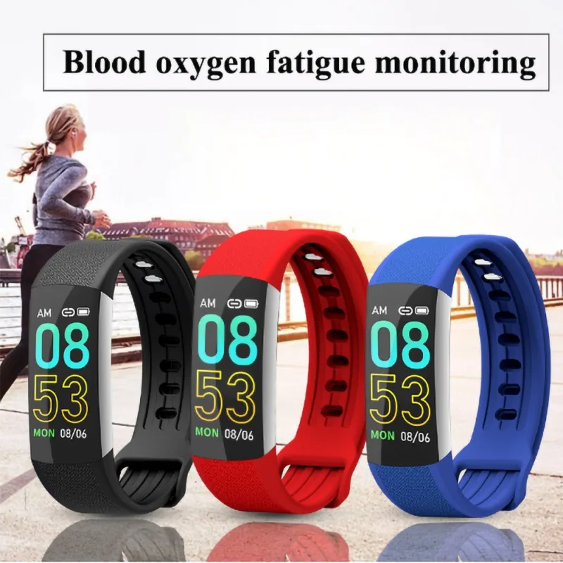 Smart Band спортивные смарт-браслет сердечного ритма крови Давление умные часы с