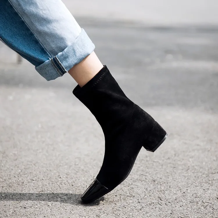 Big Size 9 10 11 12 boots women shoes ankle boots for women ladies boots shoes woman winter Mosaic color sleeve square head
Big Size 9 10 11 12 boots women shoes ankle boots for women ladies boots shoes woman winter Mosaic color sleeve square head