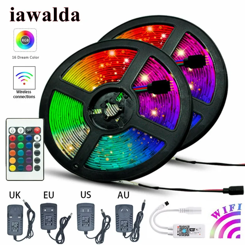 44 Key remote control, waterproof LED with DC12V SMD 2835rgb flexible diode tape 5M 10M smart Lamp Strip, holiday decoration
44 Key remote control, waterproof LED with DC12V SMD 2835rgb flexible diode tape 5M 10M smart Lamp Strip, holiday decoration