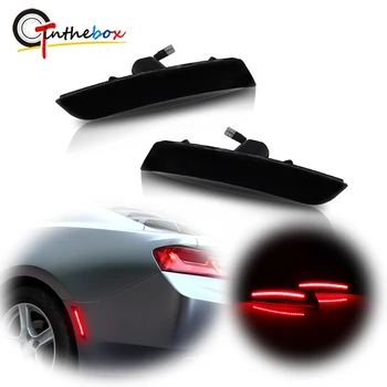 GTinthebox 2PCS Smoked /Clear Lens Red Full LED Car Rear Side Marker Lamp Lights For 2016-2018 6th Gen Chevrolet Camaro 12V T10 
GTinthebox 2PCS Smoked /Clear Lens Red Full LED Car Rear Side Marker Lamp Lights For 2016-2018 6th Gen Chevrolet Camaro 12V T10