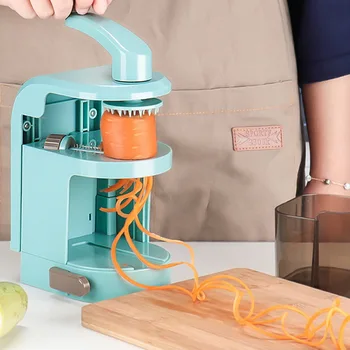Manual Spiralizer Vegetable Slicer With 4 Blades Vegetable Spiral Slicer Cutter Multifunctional Vegetable Spaghetti Maker
Manual Spiralizer Vegetable Slicer With 4 Blades Vegetable Spiral Slicer Cutter Multifunctional Vegetable Spaghetti Maker