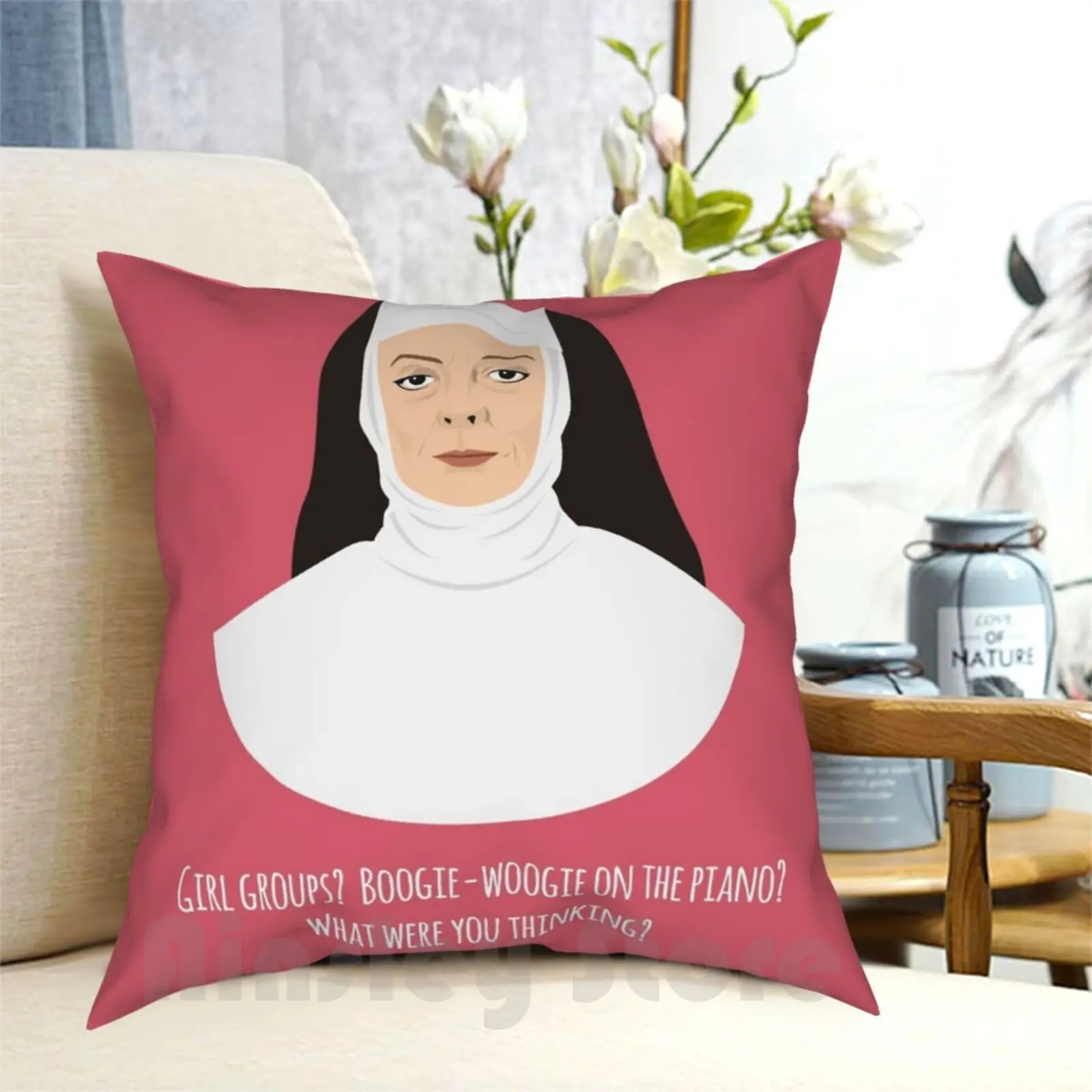 

Boogie Woogie Reverend Mother Pillow Case Printed Home Soft DIY Pillow cover Maggie Rogers Smiths Reverend Mother Sister