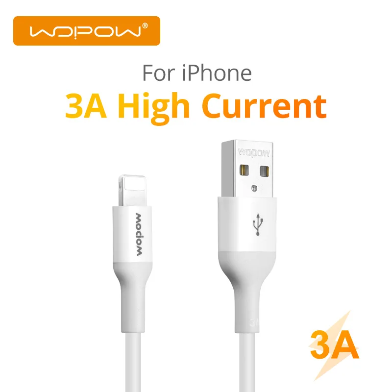 WOPOW iPhone Cable LC818 Fast Charging Lightning Cable Type C USB Mobile Phone Accessories for iPhone 7/7 Plus/8/8 Plus/XR/11
WOPOW iPhone Cable LC818 Fast Charging Lightning Cable Type C USB Mobile Phone Accessories for iPhone 7/7 Plus/8/8 Plus/XR/11