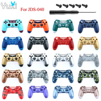 YuXi For Dualshock 4 PS4 Pro Slim JDM JDS 040 Controller Front Back Housing Shell Case Replacement 4.0 Gamepad Plastic Cover
YuXi For Dualshock 4 PS4 Pro Slim JDM JDS 040 Controller Front Back Housing Shell Case Replacement 4.0 Gamepad Plastic Cover