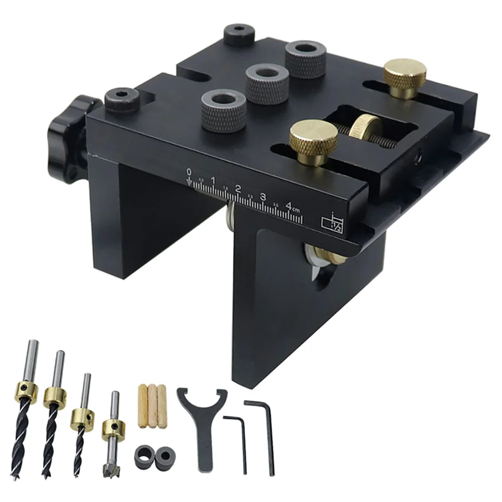 3 in 1 Woodworking Doweling Jig Kit with Positioning Clip Adjustable Drilling Guide Puncher Locator Carpentry Tools
3 in 1 Woodworking Doweling Jig Kit with Positioning Clip Adjustable Drilling Guide Puncher Locator Carpentry Tools