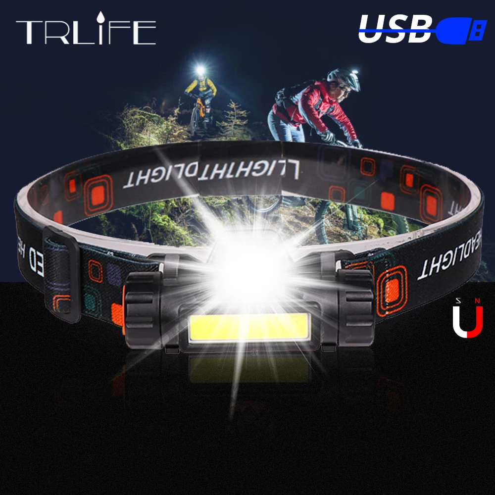 LED Bicycle Headlight 2light mode USB Rechargeable COB Headlamp with magnet Ride lamp Waterproof Bike light Cycling lighting
LED Bicycle Headlight 2light mode USB Rechargeable COB Headlamp with magnet Ride lamp Waterproof Bike light Cycling lighting