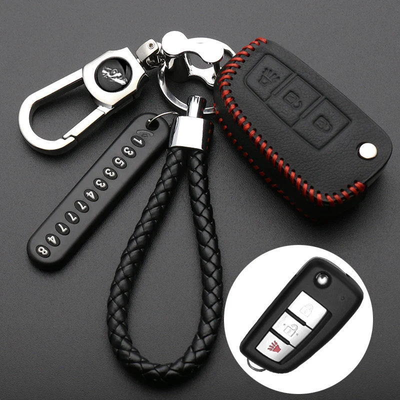 leather Key Cover 3 Buttons Case For Nissan Qashqai J11 X-trail Murano MAXIMA ALTIMA Juke Car styling
leather Key Cover 3 Buttons Case For Nissan Qashqai J11 X-trail Murano MAXIMA ALTIMA Juke Car styling