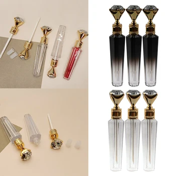 3Pc 5ml Empty Clear Lip Gloss Tube Container Bottle w/Brush Tip Applicator Wand Empty Lipgloss Tubes Clear Lip Gloss Container
3Pc 5ml Empty Clear Lip Gloss Tube Container Bottle w/Brush Tip Applicator Wand Empty Lipgloss Tubes Clear Lip Gloss Container