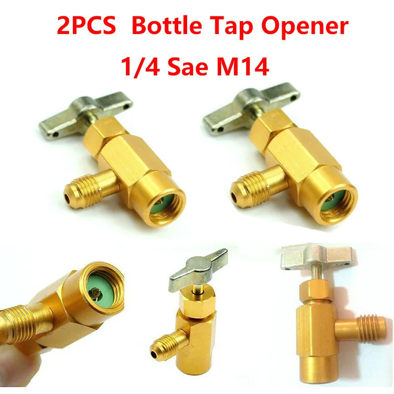 2PCS Alloy 1/4 SAE Thread Adapter R-134a Refrigerant Can Bottle Tap Opener Valve Tool Auto Car Accessories Car Styling
2PCS Alloy 1/4 SAE Thread Adapter R-134a Refrigerant Can Bottle Tap Opener Valve Tool Auto Car Accessories Car Styling