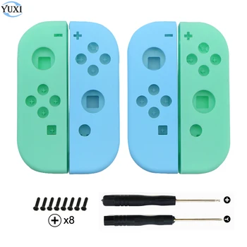 YuXi 1set for Nitend switch NS JoyCon Controller Housing Shell Case for Nintend Switch Joy-Con Green Blue Cover with Repair Tool
YuXi 1set for Nitend switch NS JoyCon Controller Housing Shell Case for Nintend Switch Joy-Con Green Blue Cover with Repair Tool