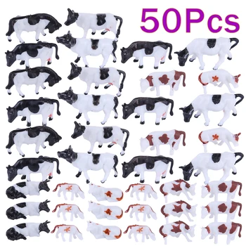 50Pcs 1:87 Dairy Cattle Animal Model Small Colored Cow Model Toy for Sand Table Model Building Model
50Pcs 1:87 Dairy Cattle Animal Model Small Colored Cow Model Toy for Sand Table Model Building Model