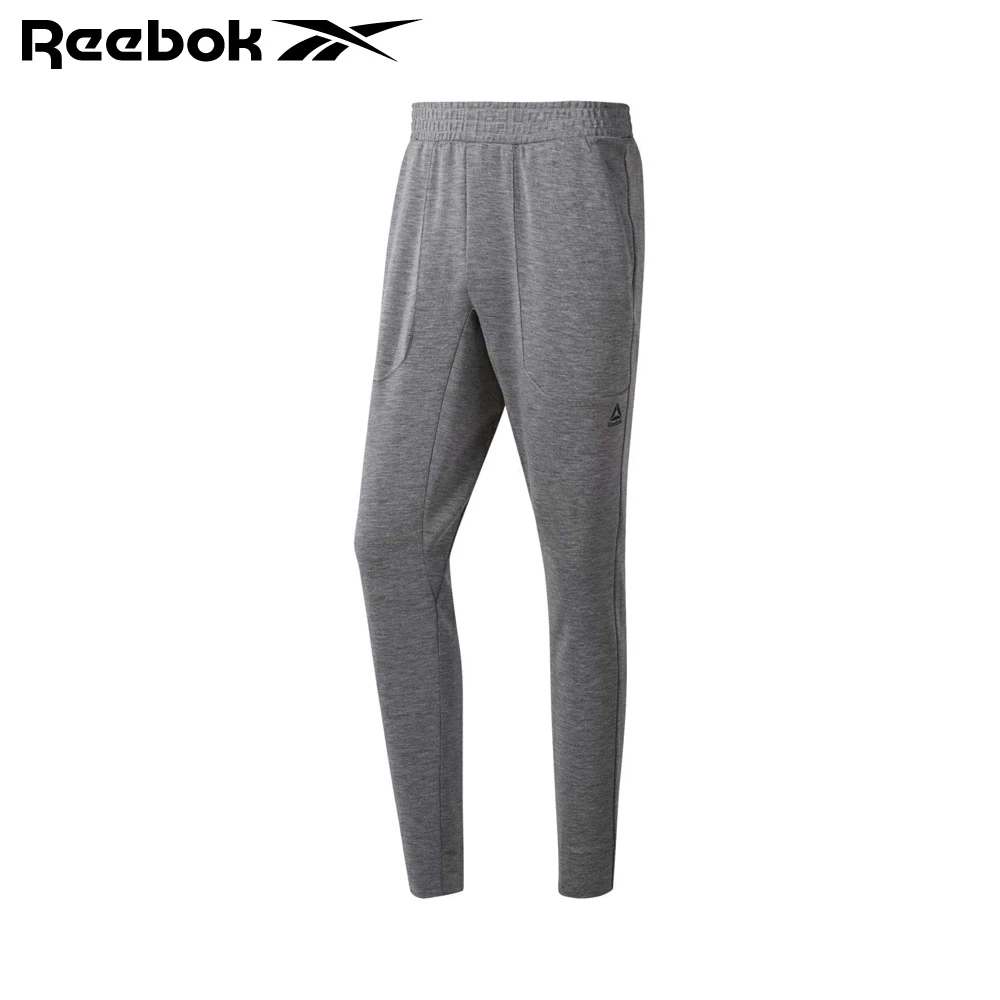 Мужские брюки Reebok Workout Mélange Doubleknit Open Hem DU2205|Штаны для тренировок и упражнений| |