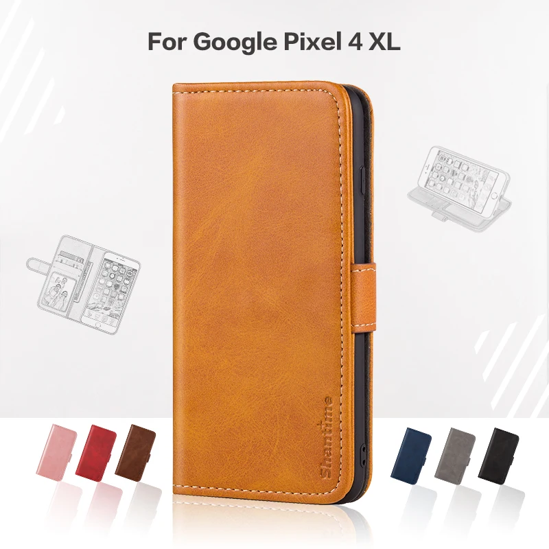 Flip Cover For Google Pixel 4 XL Business Case Leather Luxury With Magnet Wallet Phone | Мобильные телефоны и аксессуары