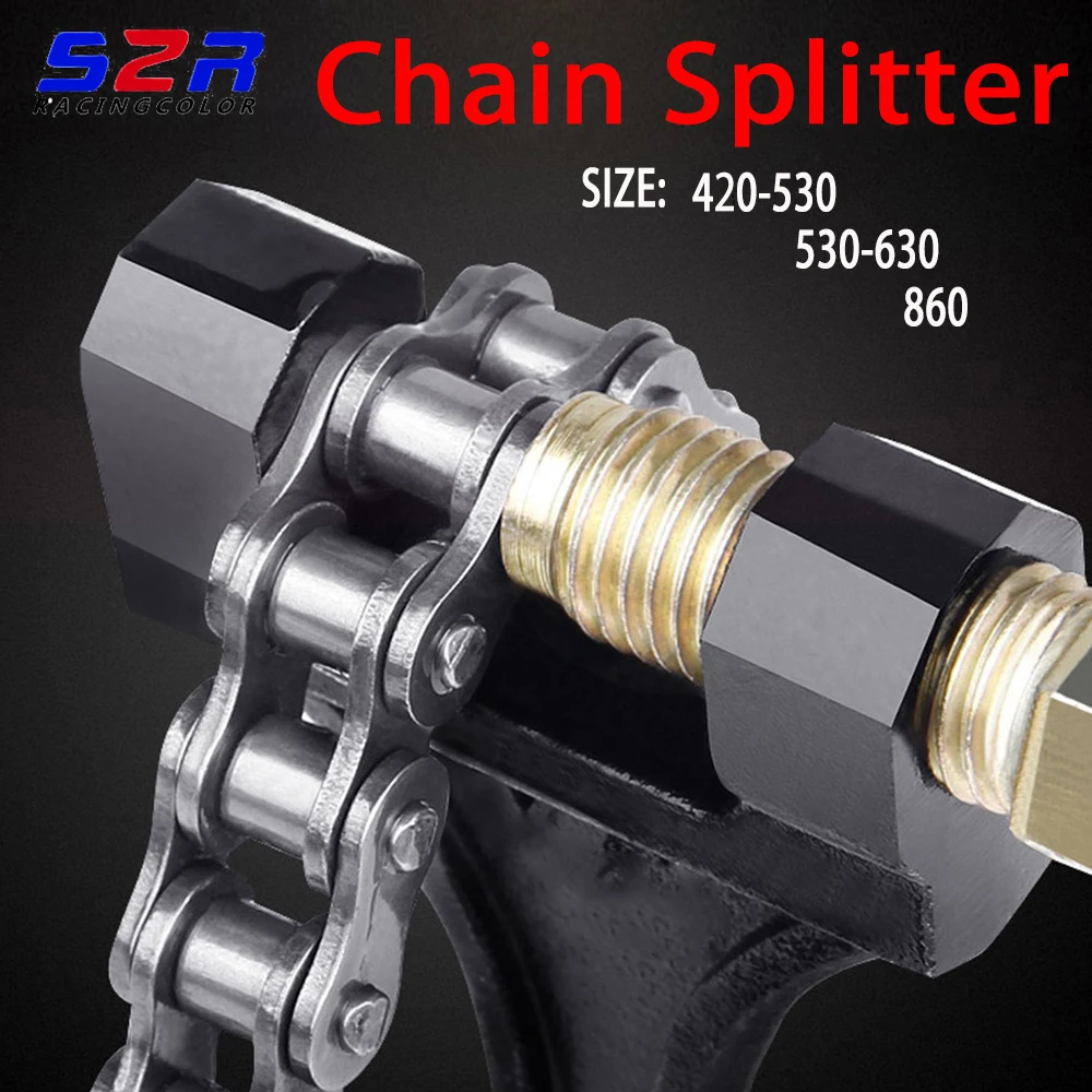 S2R Motorcycle 420 428 520 Chain Splitter for Honda Yamaha Kawasaki Piaggio KTM Chain Cutter Breaker Removal Repair Plier Tool
S2R Motorcycle 420 428 520 Chain Splitter for Honda Yamaha Kawasaki Piaggio KTM Chain Cutter Breaker Removal Repair Plier Tool
