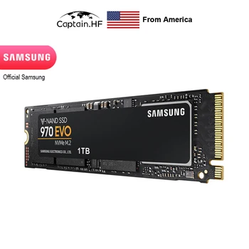 

US Captain SSD MZ-V7E1T0BW 970 EVO SSD 1TB - M.2 PCI-E NVMe Interface Internal Solid State Drive with V-NAND Technology