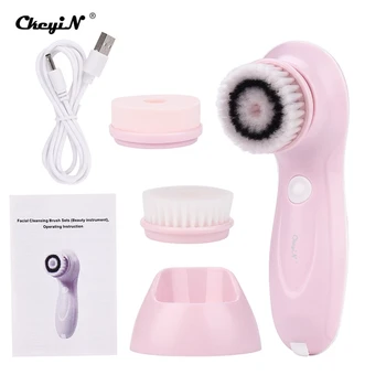 CkeyiN USB Rechargeable 3 In 1 Face Electric Cleansing Brush Face Cleaning Vibration Massage Face Washing Exfoliating Blackhead
CkeyiN USB Rechargeable 3 In 1 Face Electric Cleansing Brush Face Cleaning Vibration Massage Face Washing Exfoliating Blackhead