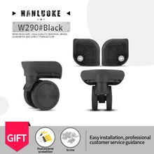 HANLUOKE W290 Luggage Universal Wheel Accessories Wheel Doarding Password Box Wheel Pulley Aircraft Wheel Wear-Resistant Repair 
HANLUOKE W290 Luggage Universal Wheel Accessories Wheel Doarding Password Box Wheel Pulley Aircraft Wheel Wear-Resistant Repair