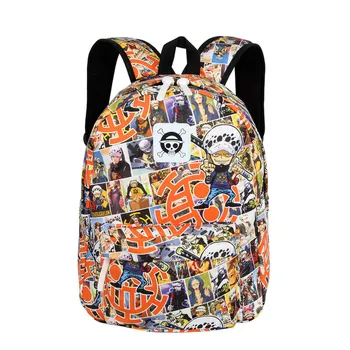 Anime ONE PIECE Trafalgar Law Backpack Large Capacity Canvas Waterproof Bag Students School Bag
Anime ONE PIECE Trafalgar Law Backpack Large Capacity Canvas Waterproof Bag Students School Bag