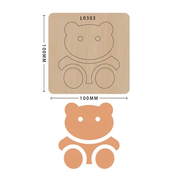 Animal knife mold wood die cutting die decoration, model L0303, suitable for common die cutting machines on the market
Animal knife mold wood die cutting die decoration, model L0303, suitable for common die cutting machines on the market
