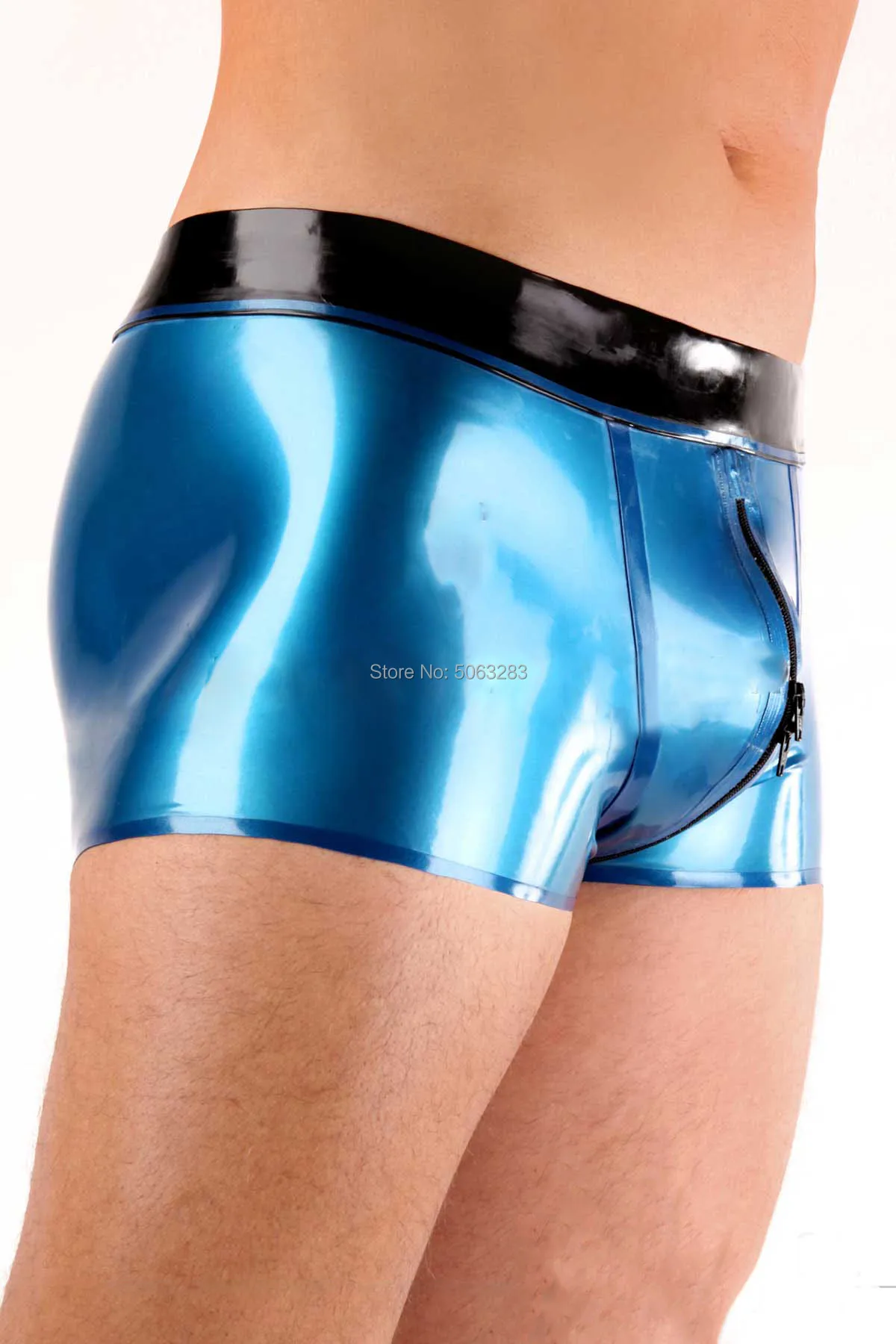 Latex Boxer Rubber Boxer Pearl Blue with Trims Crotch Zipper r Two Way Zip Men's Latex Underwear
Latex Boxer Rubber Boxer Pearl Blue with Trims Crotch Zipper r Two Way Zip Men's Latex Underwear