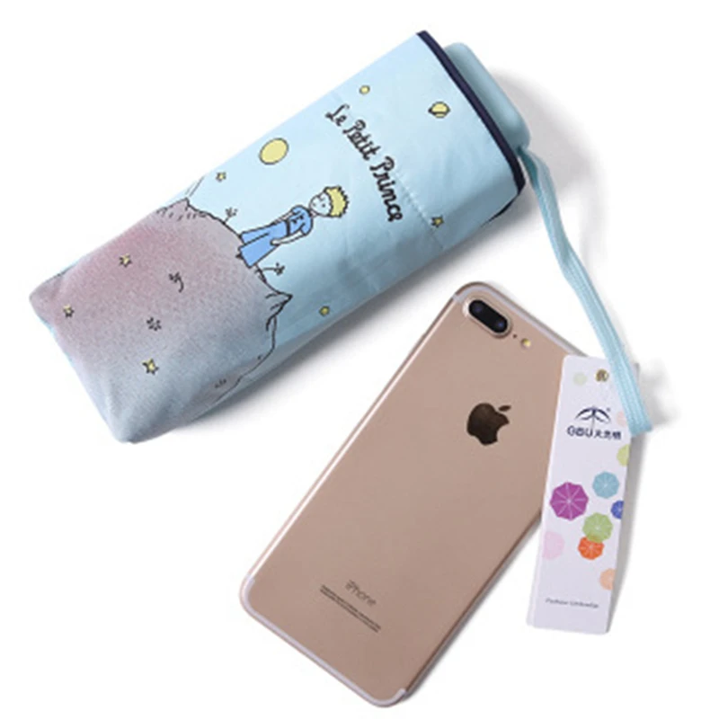 Mini Umbrella Cute Little Prince Folding Umbrella Manual Sun Parasol Sunny Rainy Umbrella 5-folding 6k Anti-UV Men Women Fashion
Mini Umbrella Cute Little Prince Folding Umbrella Manual Sun Parasol Sunny Rainy Umbrella 5-folding 6k Anti-UV Men Women Fashion
