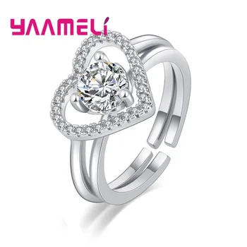11.11 Sale Romantic Bridal Ring Set for Woman Man Couple Wedding Engagement True Love Heart Rhinestone 925 Sterling Silver Bague
11.11 Sale Romantic Bridal Ring Set for Woman Man Couple Wedding Engagement True Love Heart Rhinestone 925 Sterling Silver Bague