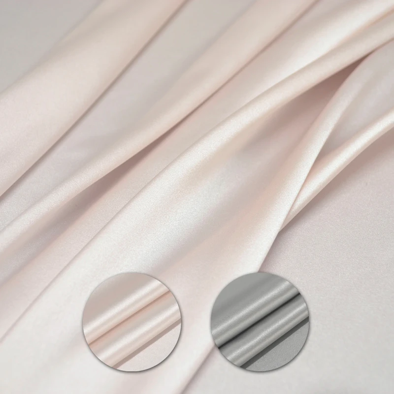 Solid color stretch satin silk fabric summer shirt dress soft breathable spandex silk cloth diy sewing by the meter
Solid color stretch satin silk fabric summer shirt dress soft breathable spandex silk cloth diy sewing by the meter