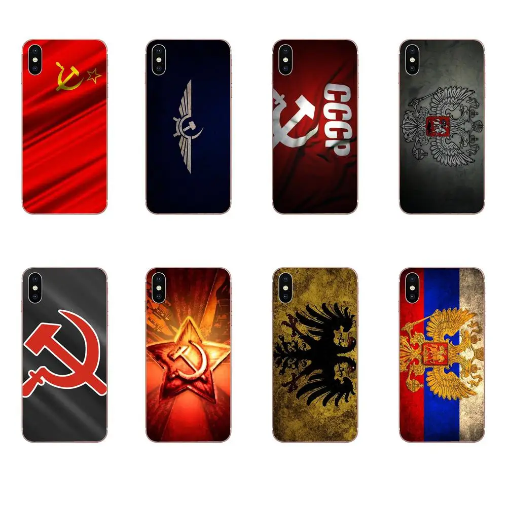 Retro Russian Flag For Xiaomi Redmi Mi 4 7A 9T K20 CC9 CC9e Note 7 9 Y3 SE Pro Prime Go Play Silicone Phone Shell Cover | Мобильные