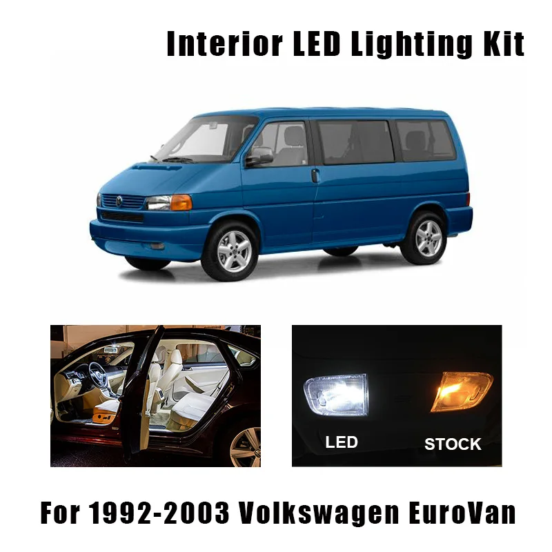 16 шт. белый Canbus Error Free салона светодиодный светильник комплект для 1992-2003 Volkswagen EuroVan Карта Купол для чтения фонарь освещения номерного знака
16 шт. белый Canbus Error Free салона светодиодный светильник комплект для 1992-2003 Volkswagen EuroVan Карта Купол для чтения фонарь освещения номерного знака