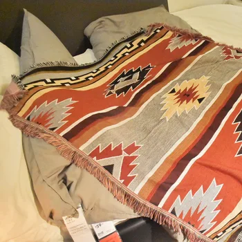 Bohemian Throw Blanket For Bed Travel Camping Bedcover Bedspread Ethnic-Style Geometry Indian Retro Tapestry Sofa Cover
Bohemian Throw Blanket For Bed Travel Camping Bedcover Bedspread Ethnic-Style Geometry Indian Retro Tapestry Sofa Cover
