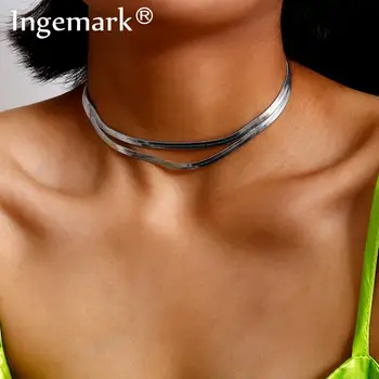 Indian Sexy Snake Chain Choker Necklace Statement 2020 Fashion Gothic Punk Layered Africa Silver Color Necklace Women Jewelry
Indian Sexy Snake Chain Choker Necklace Statement 2020 Fashion Gothic Punk Layered Africa Silver Color Necklace Women Jewelry