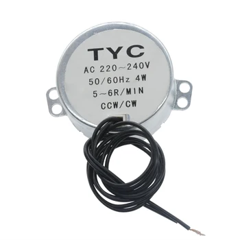 10pcs AC 220-240V 50/60Hz Synchronous Motor 1.4RPM-60RPM Robust Torque 4W TYC-50
10pcs AC 220-240V 50/60Hz Synchronous Motor 1.4RPM-60RPM Robust Torque 4W TYC-50