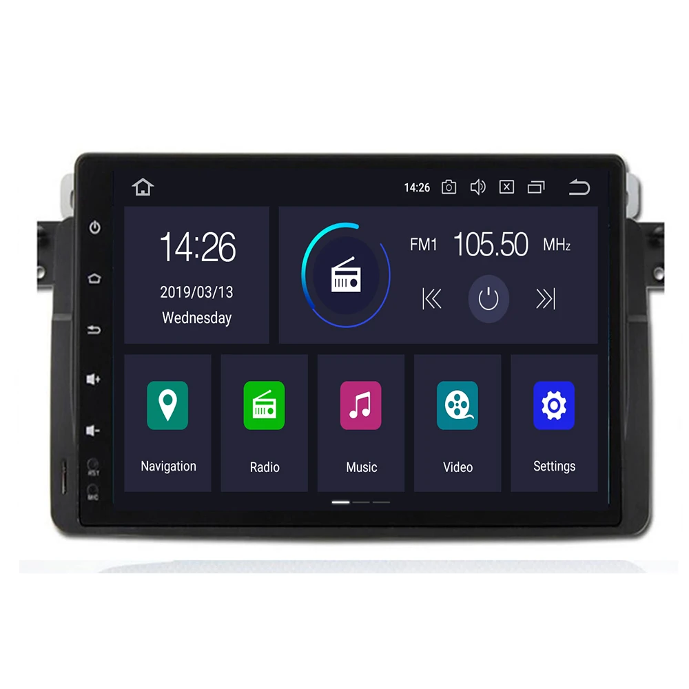 Фото AutoRadio Car Multimedia Player 2 Din Android 10 4+64G For BMW E46 M3 Rover 75 318/320/325/330/335MG ZT Screen GPS Navigation | Автомобили