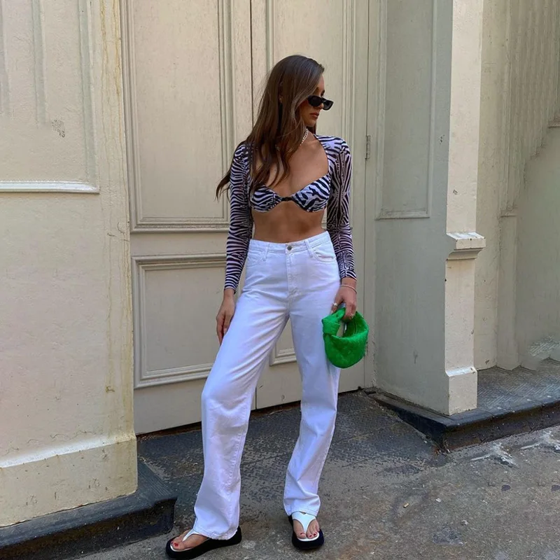 FREE SHIPPING See Through Mesh Crop Tops Long Sleeve Zebra Print JKP4775 FREE SHIPPING See Through Mesh Crop Tops Long Sleeve Zebra Print JKP4775