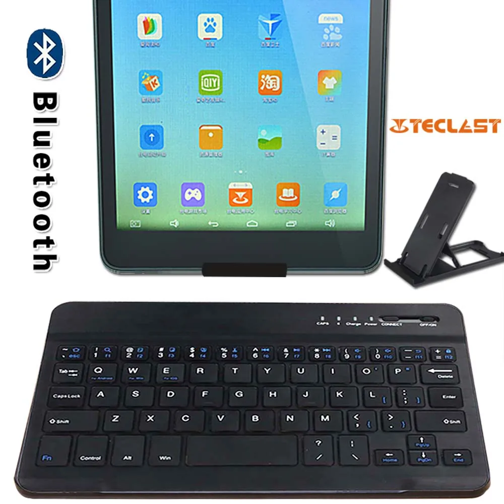 

Slim Aluminium Wireless Bluetooth Keyboard for Teclast M89 / P80 Pro / X80 Pro / M89 Pro / P80X 4G Tablet Rechargeable Keyboard