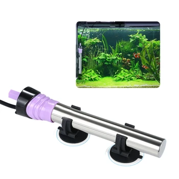 Stainless Mini Aquarium Heating Rod Submersible Aquarium Heater Thermostat Fish Tank Accessories 220-240V(EU Plug)
Stainless Mini Aquarium Heating Rod Submersible Aquarium Heater Thermostat Fish Tank Accessories 220-240V(EU Plug)