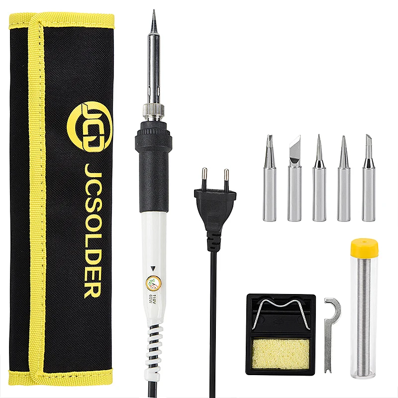 JCD 908 Electrical Soldering Iron Kits Ceramic Core Heating Adjustable Temperature High Quality Light Welding Rework Tool Kits
JCD 908 Electrical Soldering Iron Kits Ceramic Core Heating Adjustable Temperature High Quality Light Welding Rework Tool Kits