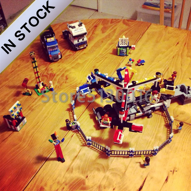 In stock 15014 City Street View Creator The Amusement Park Giant Stride Carnival 1858Pcs Model Building Blocks 10244 Bricks Toys
In stock 15014 City Street View Creator The Amusement Park Giant Stride Carnival 1858Pcs Model Building Blocks 10244 Bricks Toys