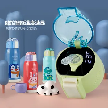 550ml Leak-Proof Smart Children's Vacuum Cup Temperature Display Dual-Purpose Kindergarten Kettle Cartoon Water Cup with Straw
550ml Leak-Proof Smart Children's Vacuum Cup Temperature Display Dual-Purpose Kindergarten Kettle Cartoon Water Cup with Straw