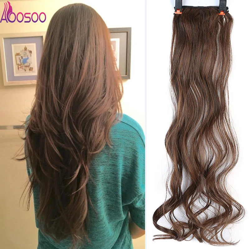 2 Clip In Hair Extensions Synthetic 1 Piece 3Colors Long Straight Clip On High Temperature Fiber Hair Extensions 20"24"28"
2 Clip In Hair Extensions Synthetic 1 Piece 3Colors Long Straight Clip On High Temperature Fiber Hair Extensions 20"24"28"