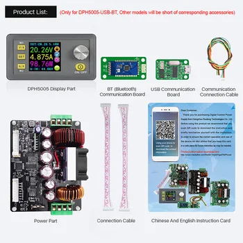DPH5005 Programmable Digital Control Power Supply Module LCD Voltmeter 50V 5A Buck-boost Converter JDH99
DPH5005 Programmable Digital Control Power Supply Module LCD Voltmeter 50V 5A Buck-boost Converter JDH99