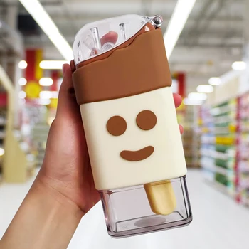 300/380ml Portable Water Bottle Leak-proof Cartoon Cute Donut Ice Cream Popsicle Bottle With Strap Cup 3 Color Outdoor ^
300/380ml Portable Water Bottle Leak-proof Cartoon Cute Donut Ice Cream Popsicle Bottle With Strap Cup 3 Color Outdoor ^