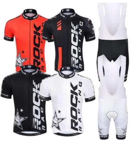 2021 Summer Rock racing Cycling Jersey Set Mountain Bike Clothing MTB Bicycle Clothes Wear Maillot Ropa Ciclismo Men | Спорт и