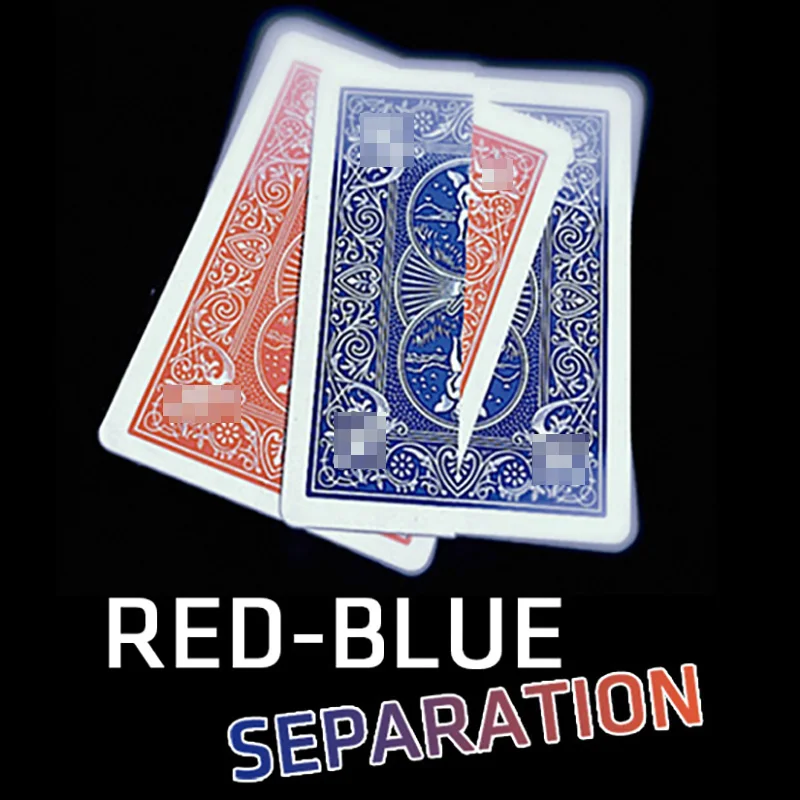 Red-Blue Separation Magic Tricks Magician Close Up Street Illusion Gimmicks Mentalism Puzzle One to Two Playing Card Magia
Red-Blue Separation Magic Tricks Magician Close Up Street Illusion Gimmicks Mentalism Puzzle One to Two Playing Card Magia