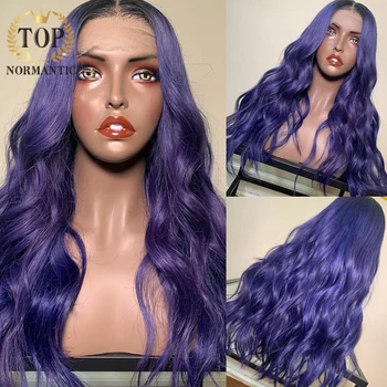 Topnormantic Purple Color Brazilian Nature Wave Hair Lace Front Human Hair Wigs 150% Remy Long Wigs Pre Plucked For Women 
Topnormantic Purple Color Brazilian Nature Wave Hair Lace Front Human Hair Wigs 150% Remy Long Wigs Pre Plucked For Women